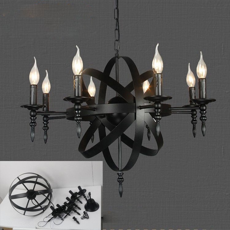 Nordic LED vasból készült függesztett lámpa, vintage ipari stílus, szállodák, éttermek és otthonok számára – kreatív világítás