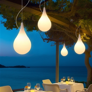 LED vonkajšie osvetlenie krajiny pre záhradu a vilu, sklenená visiaca lampa, IP65 vodotesná