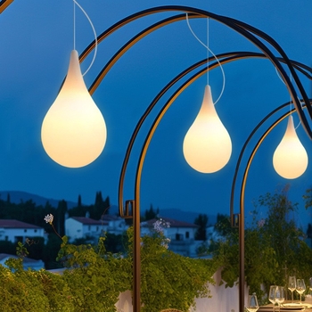 LED vonkajšie osvetlenie krajiny pre záhradu a vilu, sklenená visiaca lampa, IP65 vodotesná