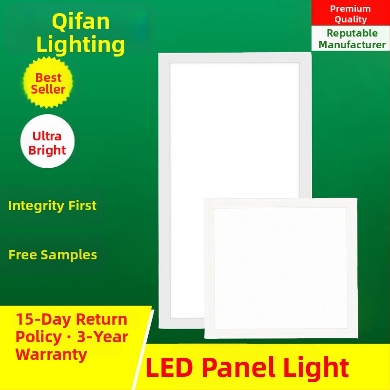 LED panelové svetlo do kuchyne – ultra tenký plochý panel 600x600, integrované svetlo 300x300