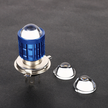Motorkerékpár LED reflektor-lencse elektromos járművekhez — integrált magas és alacsony fényszóró-lencse, 35 mm és 26,5 mm