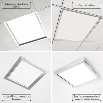 LED panelové svetlo do kuchyne a kúpeľne, plochý panel 595×595, integrované osvetlenie