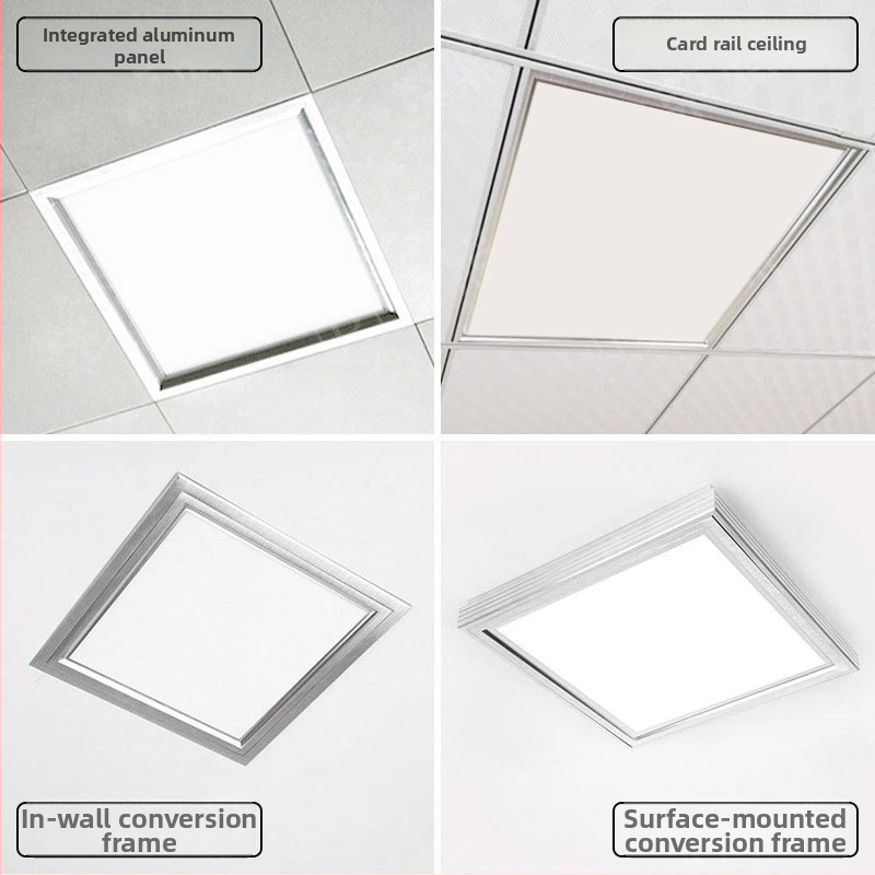 LED panelové svetlo do kuchyne a kúpeľne, plochý panel 595×595, integrované osvetlenie
