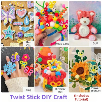 DIY sada dinosaurov obruč do vlasov s velúrnymi pásikmi a točiacimi tyčinkami