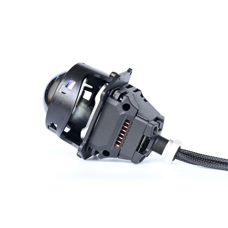 90W LED προβολείς αυτοκινήτου με διπλό φακό, 3 ιντσών φακό, ενσωματωμένο φως υψηλής και χαμηλής δέσμης, συμβατό H4/H7