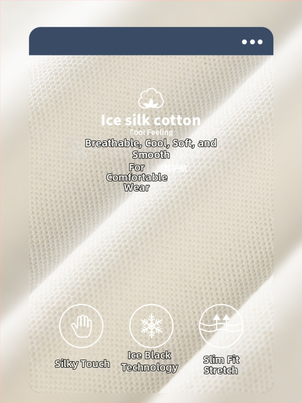 Pánske polo tričko z ice silk, krátke rukávy, štíhly strih, elastický golier, letné priedušné.