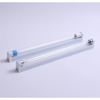 Alumínium T5/T8 lámpatartó, 4W T5 kompatibilis, 6W-8W elektronikus ballast tartó, sterilizáló lámpa cső tartó