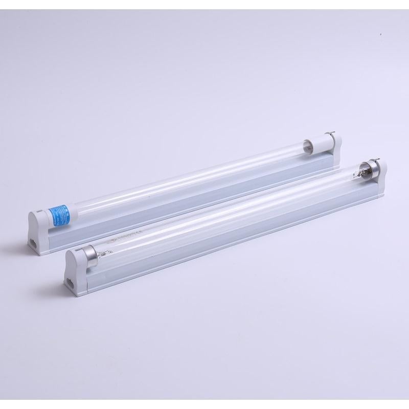 Alumínium T5/T8 lámpatartó, 4W T5 kompatibilis, 6W-8W elektronikus ballast tartó, sterilizáló lámpa cső tartó