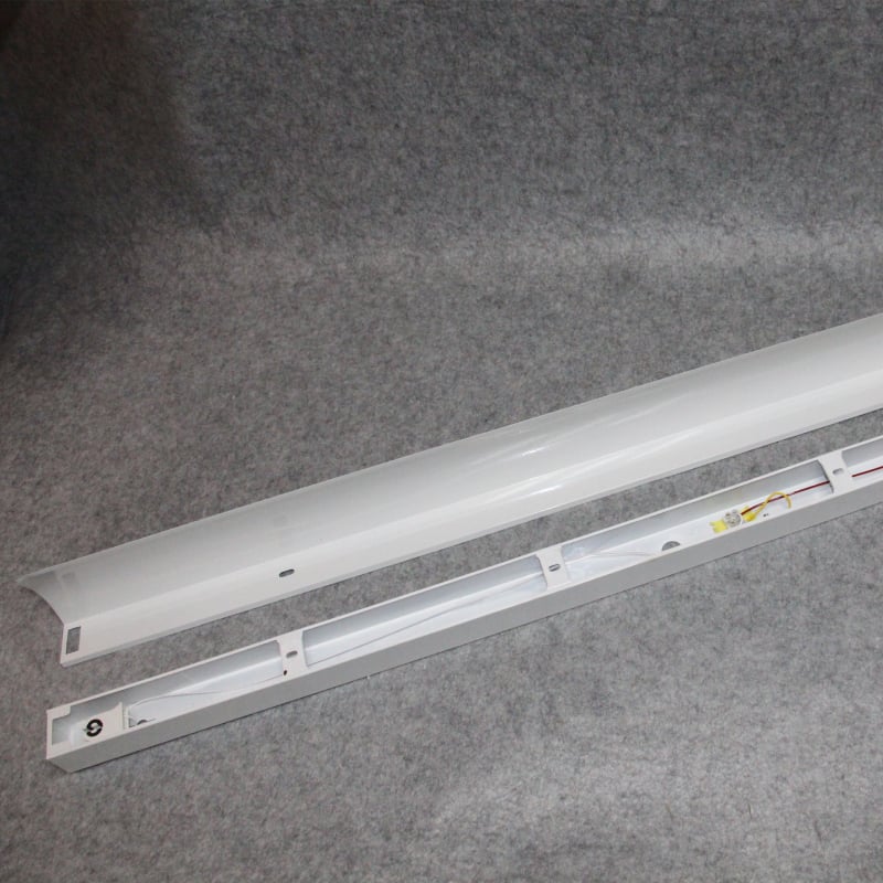 T8 egycsöves tartóhoz tartozó kiegészítők, 1,2 m LED tábla világítási ház polarizált LED-del az osztálytermekhez