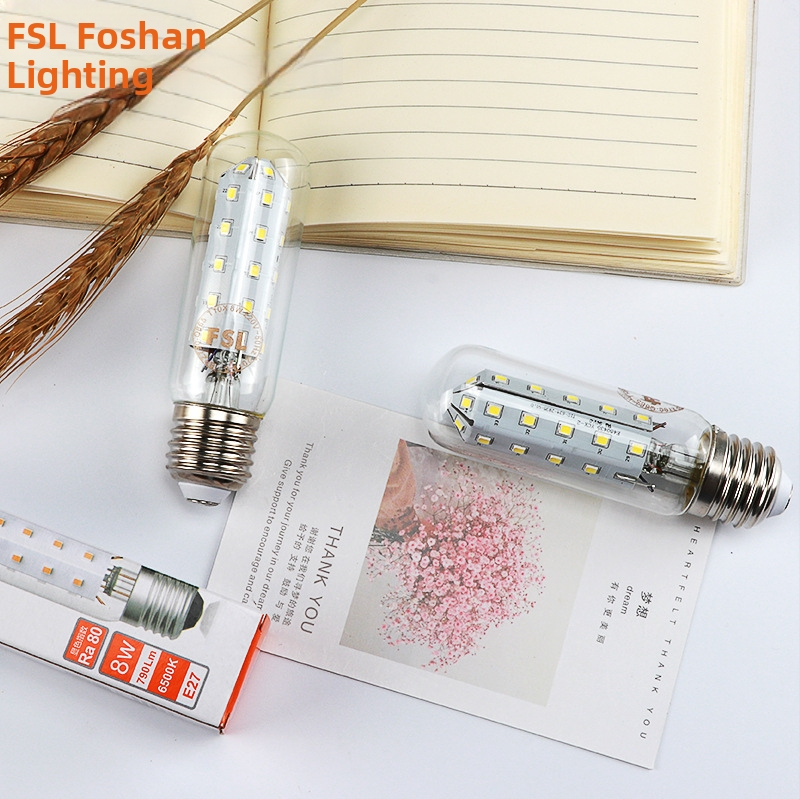 Foshan Lighting mimoriadne jasná LED žiarovka, energeticky úsporná stolná lampa, závit E27/E14, biela, kukuričná forma