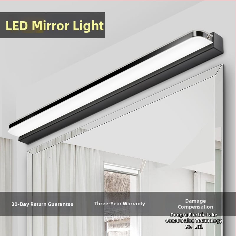 LED tükörfény fürdőszobába, vízálló és páramentes, modern minimalist stílus