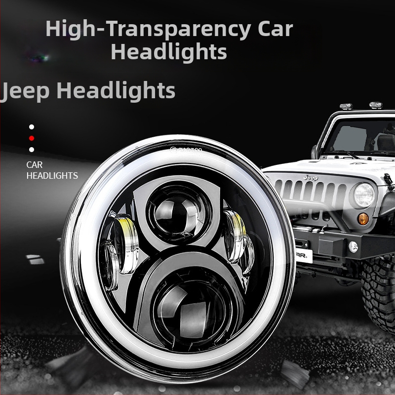 7-inčni Wrangler okrugli LED far za off-road, kompatibilan s Wrangler SUV ili pickup