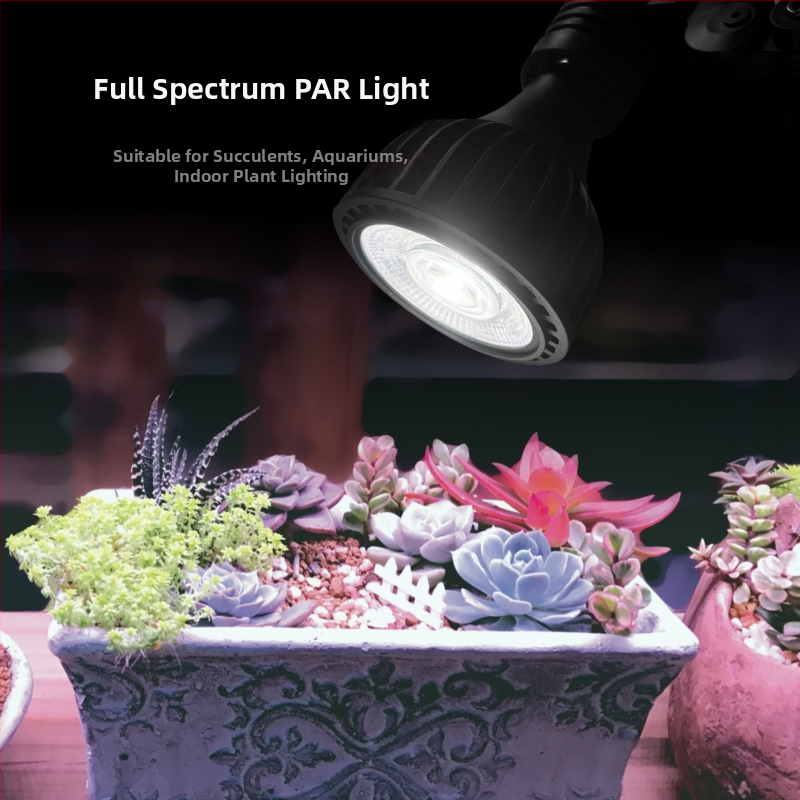 LED PAR38 rastlinné svetlo s plným spektrom a ochranou očí, 30W, E27, CRI 98, 3000K/4000K/5800K