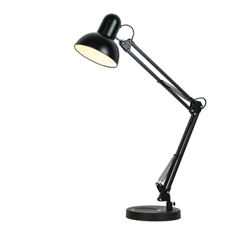 LED настолна лампа за защита на очите, дълго сгъваемо рамо и клип за учене, подходяща за маникюр и татуировка
