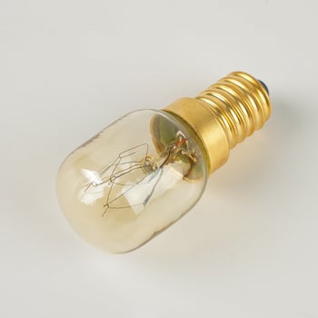 T25 15W retro gömb alakú wolframszálas Edison izzó E14S foglalattal, mikrohullámú sütőhöz