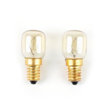 T25 15W retro gömb alakú wolframszálas Edison izzó E14S foglalattal, mikrohullámú sütőhöz