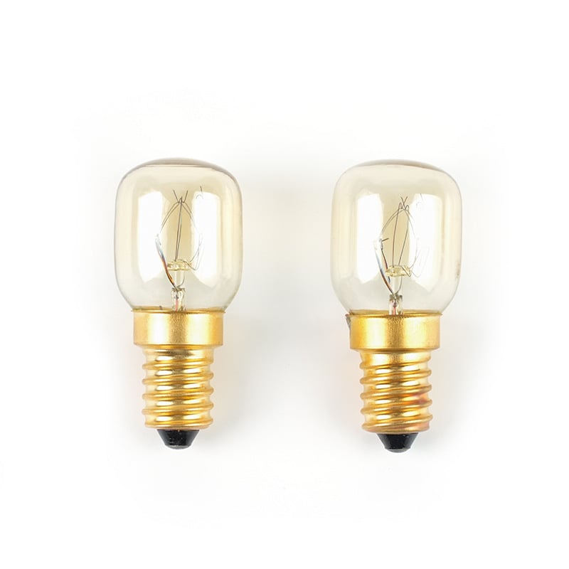 T25 15W retro gömb alakú wolframszálas Edison izzó E14S foglalattal, mikrohullámú sütőhöz