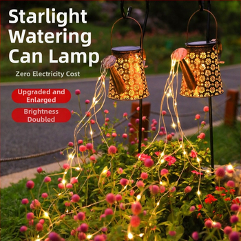 Záhradná lampa z kovaného železa so solárnym napájaním, dekoratívne osvetlenie trávnika s tvarom kvetu