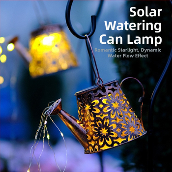 Záhradná lampa z kovaného železa so solárnym napájaním, dekoratívne osvetlenie trávnika s tvarom kvetu