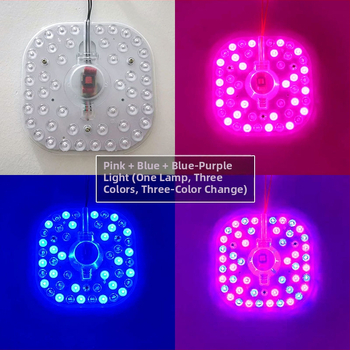 LED stropné svetlo s magnetickým modulom pre farebnú výmenu – štvorcový alebo kruhový, do spálne, balkóna a obývačky