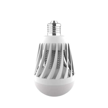 LED Λάμπα κατά των κουνουπιών για φωτισμό και απομάκρυνση, βάση E27, οικιακή χρήση, φυσικός αποτρεπτικός, μωβ φως, κλιπ-σύνδεση