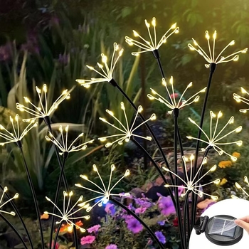 Ηλιακοί LED λαμπτήρες σε στυλ φωλιάς για κήπο και γκαζόν, αδιάβροχη εξωτερική διακοσμητική λάμπα ατμόσφαιρας