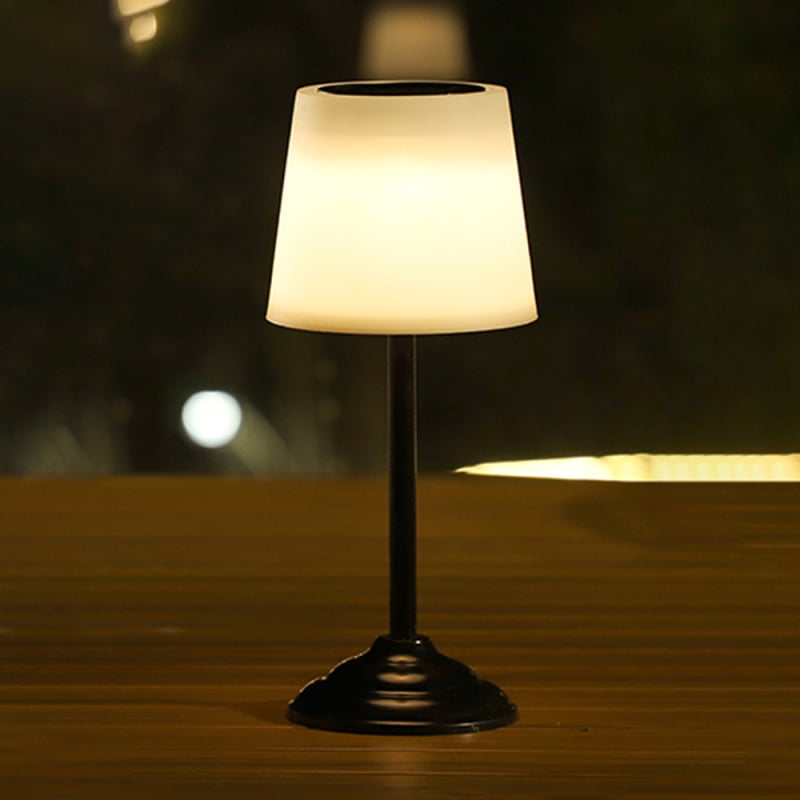 Ηλιακή επιτραπέζια LED λάμπα για εξωτερικούς χώρους – διακοσμητικό νυχτερινό φως για κήπο και τοπίο, λάμπα ατμόσφαιρας