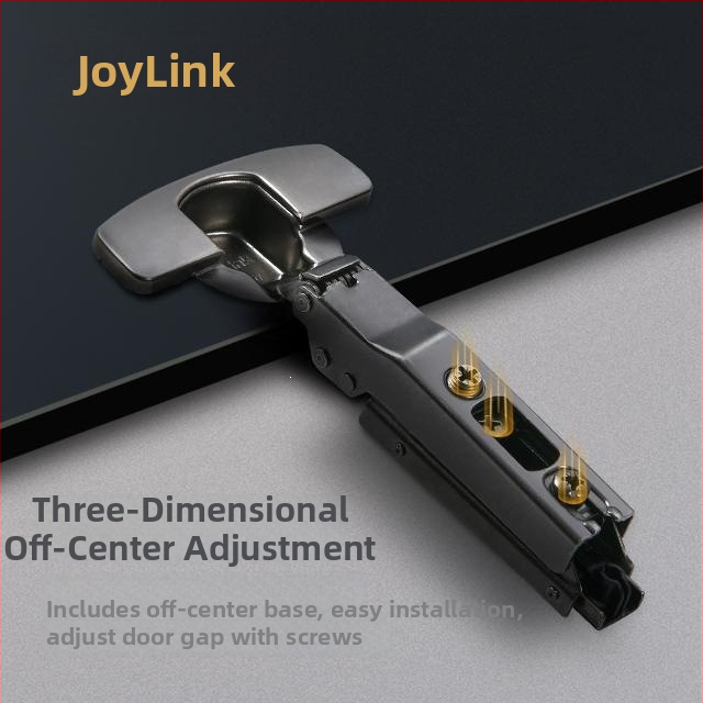 Joylink pánty pre šatníkové skrine s hydraulickým tlmičom, dvojstupňový chod, univerzálny pre drevené dvere