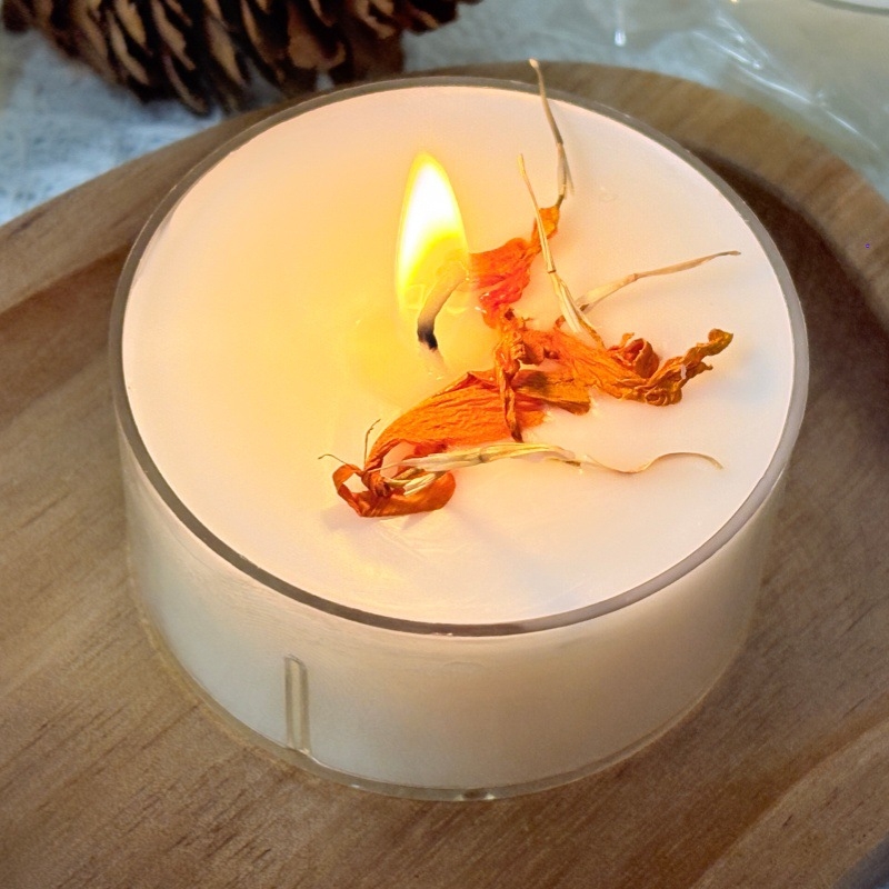 50 g Tealight κερί, 8-ωρών καύση, κερί σόγιας, αρωματοθεραπεία, δώρο γενεθλίων