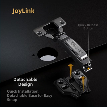 Joylink Ľavý Sused Alpha 35 mm Hrubý Dverový Panel, Odnímateľný, Pánt Bez Uhla, Titan Gunmetal Farba, Studenore Valcovaná Oceľ