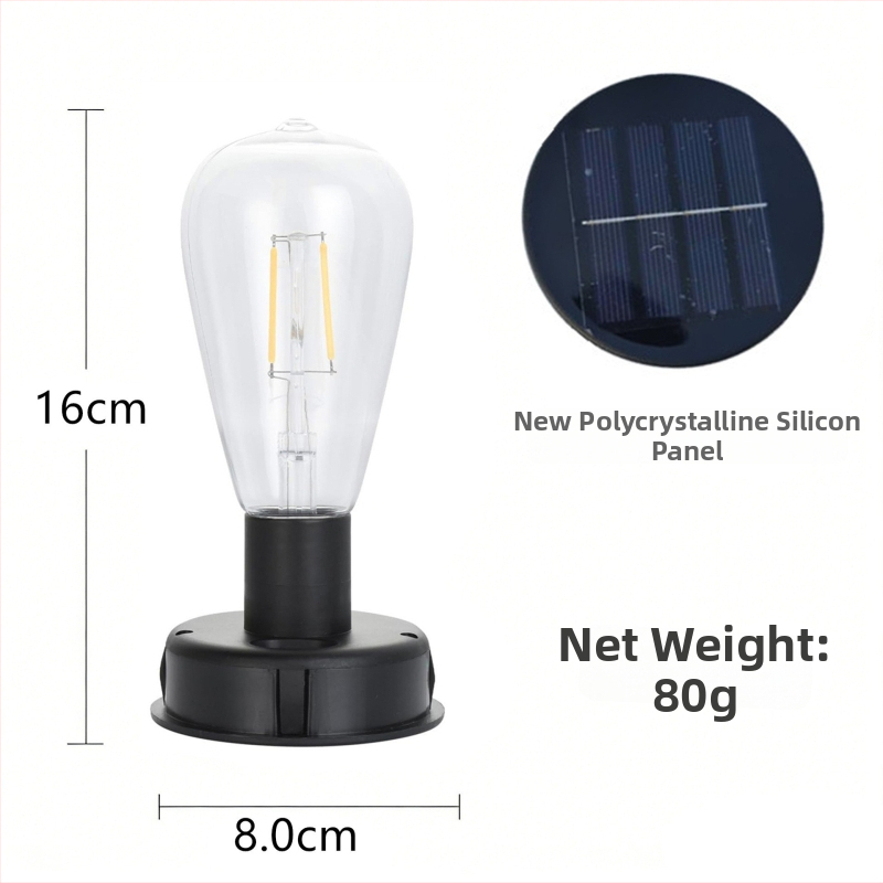 Vonkajší solárny lampáš s LED svetelným zdrojom, železný lampáš s krytom lampy, priemer 80 cm.