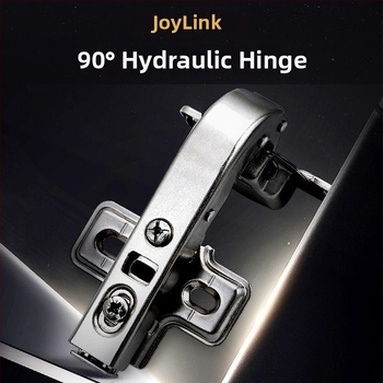 JoyLink 90° pánt pre dvere skrine a šatníka s hydraulickým tlmením a tichým chodom pre dvere s pravým uhlom