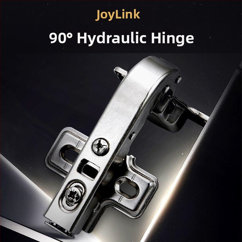 JoyLink 90° pánt pre dvere skrine a šatníka s hydraulickým tlmením a tichým chodom pre dvere s pravým uhlom