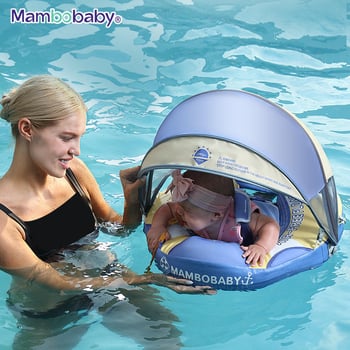 Detský plavecký kruh Mambobaby, štýl „plachtenia“, nevyžaduje nafukovanie, vhodný na ležanie a plávanie, obľúbený produkt v zahraničí