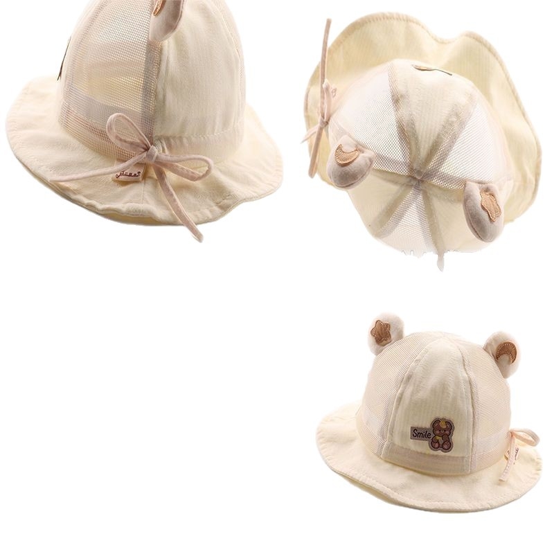 Παιδικό καπέλο bucket για καλοκαίρι, unisex, ρυθμιζόμενο, προστασία από τον ήλιο, αναπνεύσιμο διχτυωτό ύφασμα
