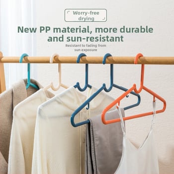 Veľká plastová vešiak na šaty, 50 cm – extra hrubá, pevná vešiak pre kabáty a bielizeň