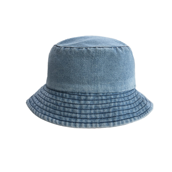 Gyerekeknek szóló egyszínű denim bucket sapka, japán ihletésű vintage stílus, könnyű napvédő sapka tavasz–nyár, pamut, 4–6 éves.
