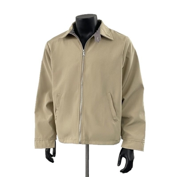 Ανδρικό Harrington μπουφάν με μοτίβο houndstooth, τρισδιάστατη ραφή, φθινοπωρινό-χειμερινό, κομψή γραμμή, πέτο