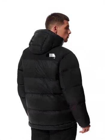 Geacă de puf cu glugă, parka unisex pentru bărbați și femei, stil cuplu, iarnă