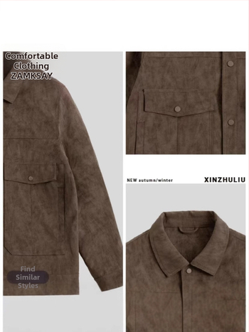 Vysoko kvalitné pánske PU kožené sako s golierom, trendy retro štýl, pohodlné a univerzálne