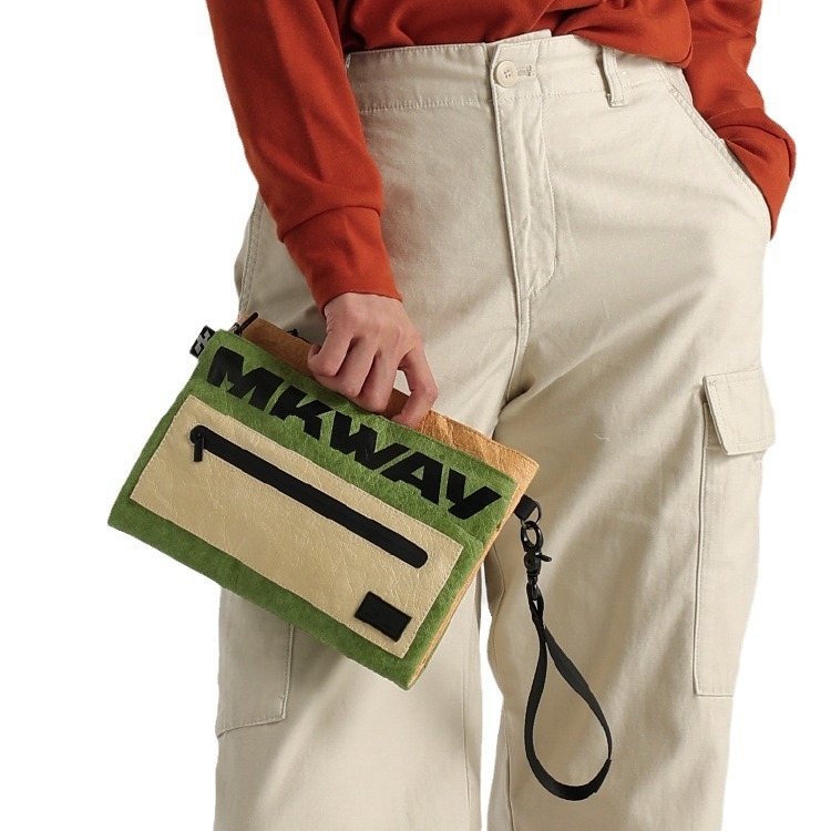 Αδιάβροχο μικρό σακίδιο crossbody για άνδρες και γυναίκες, ελαφρύ, πολυλειτουργικό messenger τσαντάκι για ποδηλασία, Dupont προσαρμογή