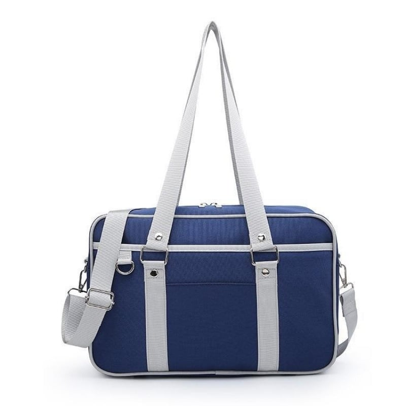 JK σακίδιο με μετατρέψιμο σχεδιασμό ώμου και crossbody — φοιτητική τσάντα σε στυλ Κολλεγίου