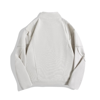 Cleanfit Harrington μαύρο ανδρικό μπουφάν από πλυμένο βαρύ καμβά, εργασιακό μπουφάν με σταθερό γιακά