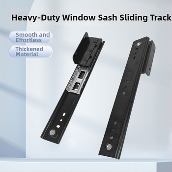 Ťažký vodič pre bay window, vysúvací koľajnicový mechanizmus pre písací stôl, skrytý profil dosky pre dosku stola, posuvné montážne príslušenstvo