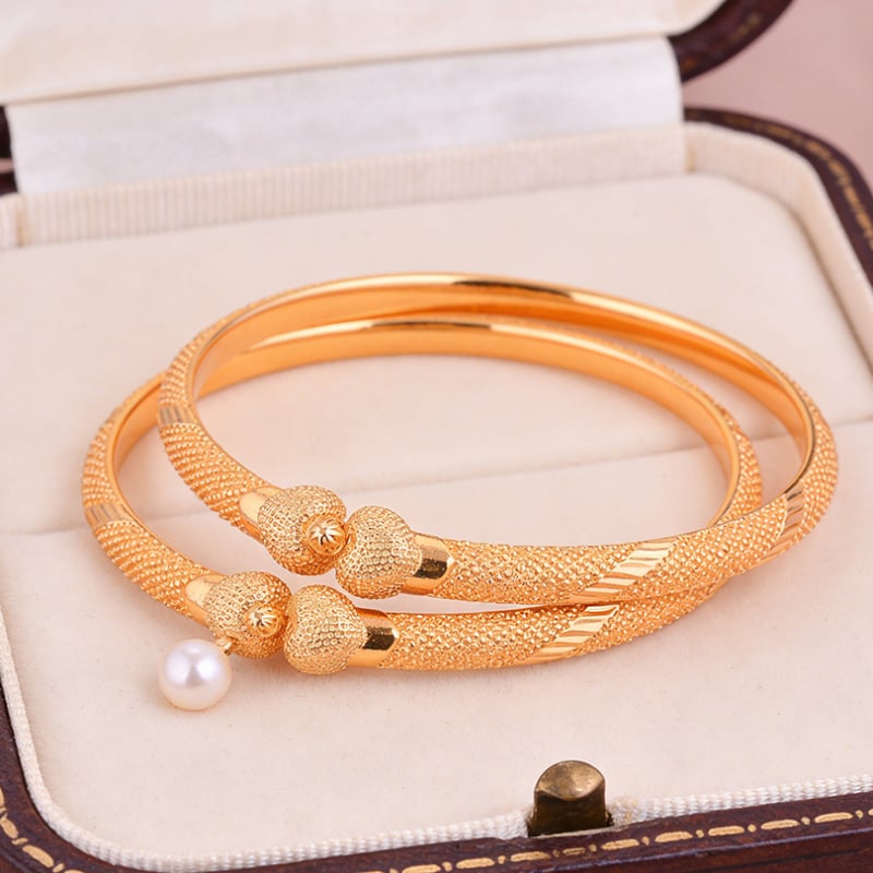 Γυναικείο βραχιόλι με επίχρυσο 18K, νυφικό στυλ κοσμήματος