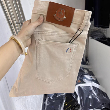 Ανδρικά τζιν από denim με βαμβακοελαστικό ύφασμα, κορεατικό στυλ, στενή γραμμή και ίσιο παντελόνι, υψηλής ποιότητας