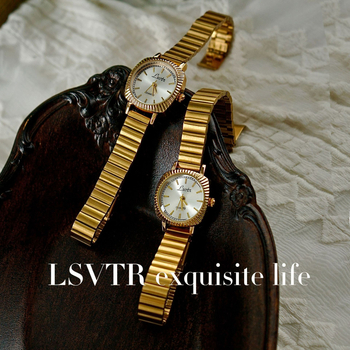 LSVTR Γυναικείο ρολόι Quartz J111, τετράγωνος καντράν, μεσαιωνικό στυλ, αδιάβροχο 30 μ