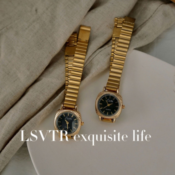 LSVTR Γυναικείο ρολόι Quartz J111, τετράγωνος καντράν, μεσαιωνικό στυλ, αδιάβροχο 30 μ