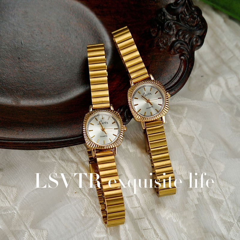LSVTR Γυναικείο ρολόι Quartz J111, τετράγωνος καντράν, μεσαιωνικό στυλ, αδιάβροχο 30 μ