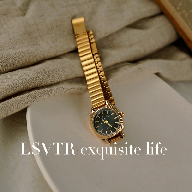 LSVTR Γυναικείο ρολόι Quartz J111, τετράγωνος καντράν, μεσαιωνικό στυλ, αδιάβροχο 30 μ